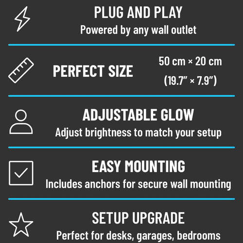 M Striped Style LED Neon Sign